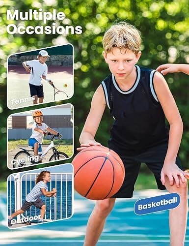 MLYENX 5 Pack Boys Athletic Shorts Active Performance Youth Kids Basketball Shorts Quick Dry with Elastic Waist Pockets thumbnail 6