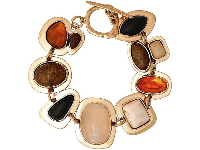 MINACHI Geometric Metal Stone Bracelets, Trendy Personality Jewelry for Women - Image 1