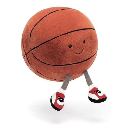 Jellycat Amuseables Basketball Stuffed Toy, 12.5 inches - Basketball Plush Gift for Sports Fans - Basketball thumbnail 4