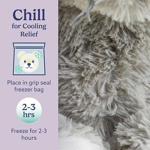 warmies Microwavable & Weighted Stuffed Animals, Mouse - Heated Stuffed Animal Plushie for Warmth & Comfort - Cute Soft Plush Toys for Adults & Children (Boys, Girls, Babies & Toddlers) thumbnail 5