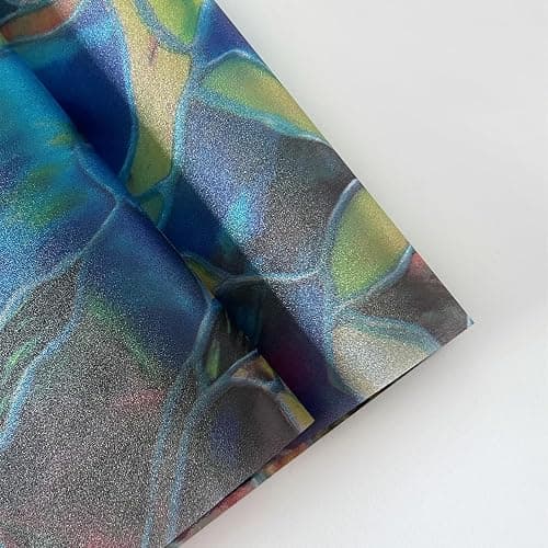 JOLIHOME Gebeizt Glas Fensterfolie Privatsphäre Fenster Aufkleber Blume und Blatt-Muster Dekorativ Mattiert Anti UV Statisch Haftend Vinyl-Folie Rolle für Haus Schlafzimmer Schutz 44.5x200cm thumbnail 6
