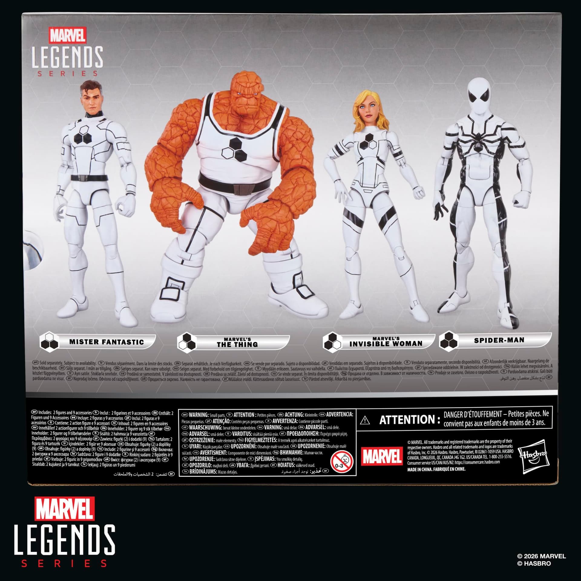 Marvel Legends Series Future FoundationThe Thing & Invisible Woman, 2 Fantastic Four Comics-Inspired 6-Inch Scale Action Figures thumbnail 14