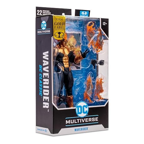 McFarlane Toys DC Multiverse Waverider (DC Classic) Gold Label 7 Inches Action Figure - Explore The Timestream with The Aged Booster Gold thumbnail 9