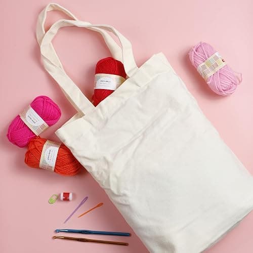 Incraftables Crochet Kit for Beginners – 85 Piece Beginner Crochet Kit for Adults & Kids with Yarn, Hooks, Accessories & Bonus Tote Bag Organizer – Learn to Crochet with Complete Starter Set thumbnail 4