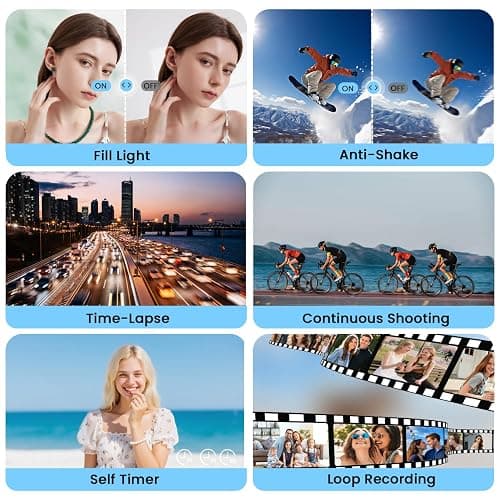 4K Digital Cameras for Photography, Compact Vlogging Camera with Flip Screen, 18X Digital Zoom YouTube Camera, Ideal for Bignners Boys Girls Black thumbnail 4