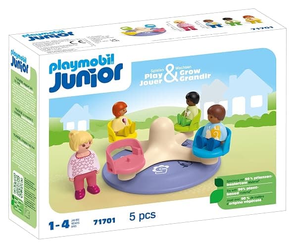 Playmobil Junior: Number-Merry-Go-Round - Image 1