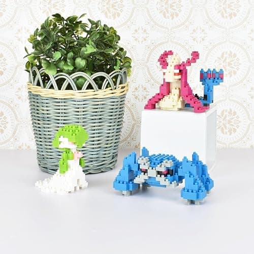 nanoblock Bandai Gardevoir Pokemon Model Building Blocks Puzzles For Adults And Kids | Plastic Model Kits With Mini Bricks Make Great Pokemon Gifts For Boys Girls And Adults Age 12+ thumbnail 2