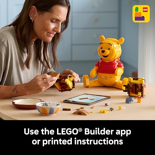 LEGO Disney Winnie The Pooh Building Set - Home, Office or Book Shelf Decor for Adult Fans, Ages 18+ - W/Eeyore Figure - Collectible Disney Gift - 43300 thumbnail 2