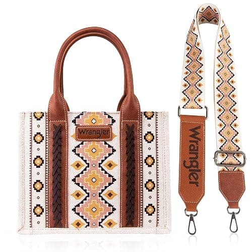 Wrangler Aztec Tote Bag for Women Boho Shoulder Purses and Handbags thumbnail 4