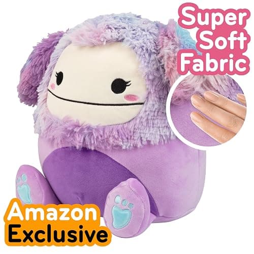 Squishmallows Original 10-Inch Eden The Purple Bigfoot - Official Jazwares Plush - Collectible Soft & Squishy Big Foot Stuffed Animal Toy - Add to Your Squad - Gift for Kids, Girls & Boys thumbnail 3
