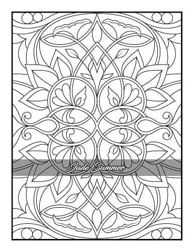 100 Amazing Patterns: An Adult Coloring Book with Fun, Easy, and Relaxing Coloring Pages thumbnail 79