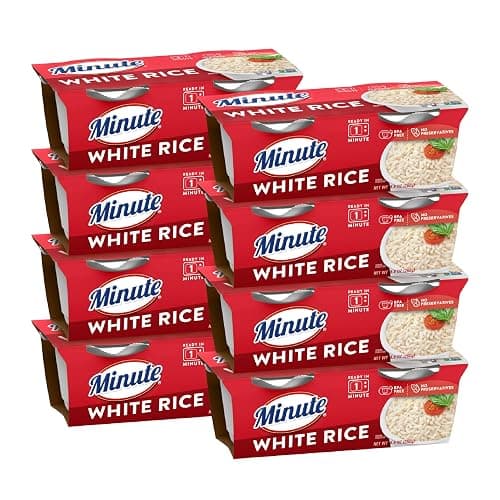 Minute Ready-to-Serve White Rice, Microwavable Rice Cups, 8.8-Ounce Cups (Pack of 8) - Image 1