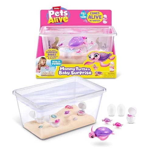 Pets Alive Mommy Turtle Surprise by ZURU, Robot Toy Pet Turtle - Image 1