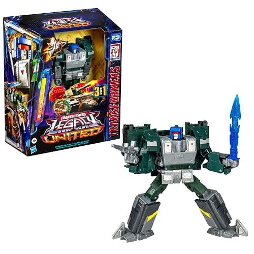 Transformers Legacy United Leader Class Overcharge, 7.5-inch Converting Action Figure, for Boys and Girls Ages 8+ | Transformers Legacy United 8 Inch Action Figure Leader Class (2025 Wave 1) - Overcharge thumbnail 4