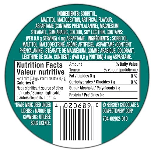 ICE BREAKERS Wintergreen Mints, Mint Candy, Candy Bulk Box to Share, Candy Bulk Box, 42g (6 Count) thumbnail 2