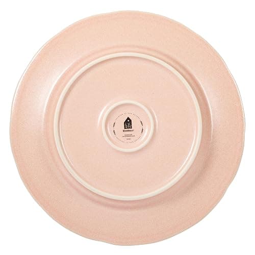 Bloomhouse - 2 Time Oprah's Favorite Things - Made in Portugal Hand Painted Dinnerware Set - Porto Petals 12 Piece (Service for 4) Floral Plates and Bowls Set - Blush Pink thumbnail 9