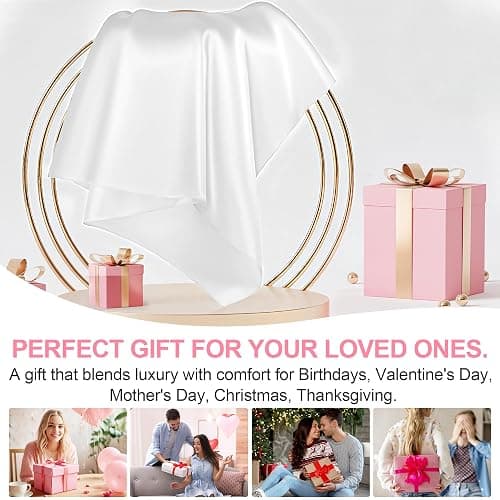 white silk pillow case (pack of two) thumbnail 7