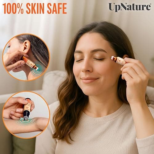 UpNature Head Bliss Essential Oil Roll On – Soothing Migraine and Head Tension Comfort with Instant Cooling Effect – Nurse Essentials Gifts thumbnail 5
