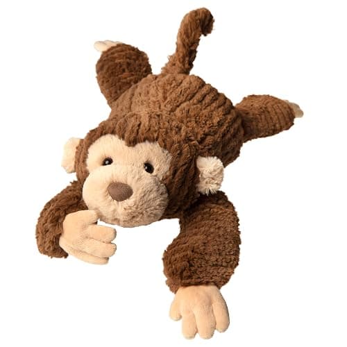 Mary Meyer Stuffed Animal Cozy Toes Soft Toy, 17-Inches, Monkey - Image 1