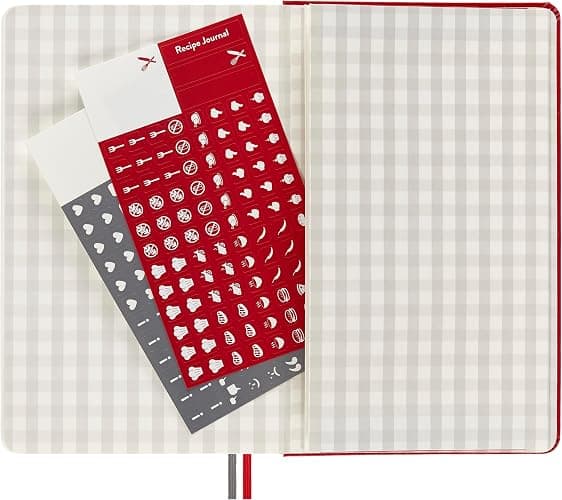 Moleskine Passion Journal, Recipe, Hard Cover, Large (5" x 8.25") Scarlet Red, 400 Pages thumbnail 8