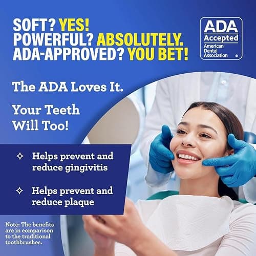 GuruNanda Butter On Gums Toothbrush, ADA Accepted, With 8000+ Ultra Soft Softex Bristles for Sensitive & Receding Gums, Perfect for Whiter Teeth, 6 Ct thumbnail 3