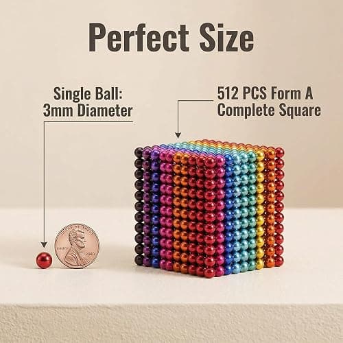 Desk Fidget Toys for Adults, Desk Fidgets Toys for Office Stress,Adults Beads Putty Toy 18+ Only(525PCS ,LargeSize) thumbnail 3