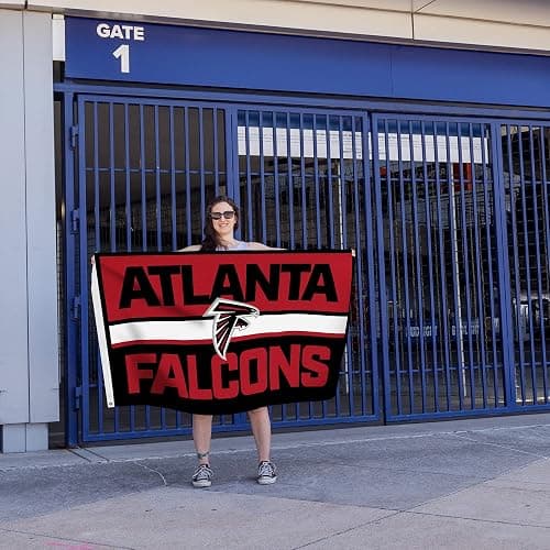 Rico Industries NFL Football Bold 3' x 5' Banner Flag Single Sided - Indoor or Outdoor - Home Décor thumbnail 4