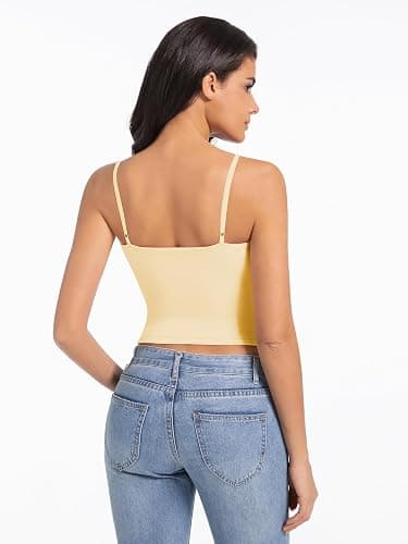Abonlen Women's Sleeveless Adjustable Spaghetti Strap Tank Top thumbnail 4