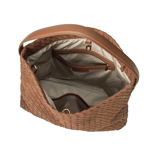 Woven Suede Tote Bag for Women Faux Suede Hobo Bag Slouchy Shoulder Bag Soft Woven Handbag thumbnail 6