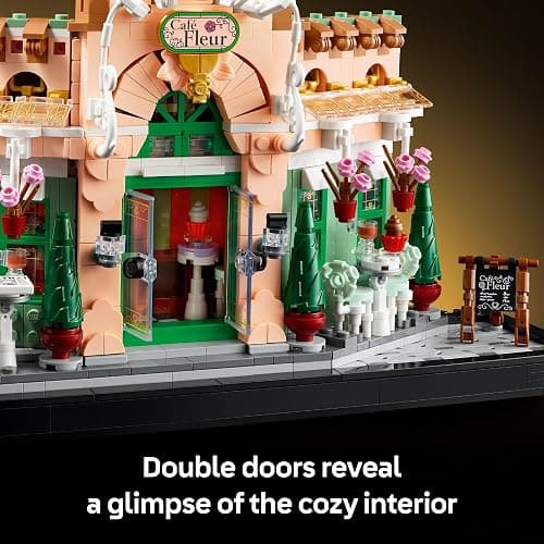 LEGO Icons French Café Paris Building Kit - DIY Set for Adults - Collectible Bedroom and Home Decor - Display for Home or Office - Gift for Wedding or Bride - 10362 thumbnail 6