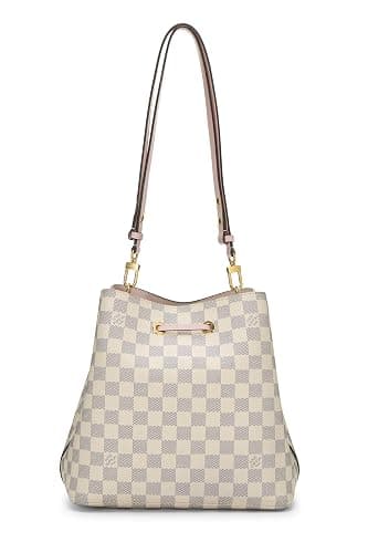 Louis Vuitton, Pre-loved Pink Damier Azur Neo Noé, Pink thumbnail 4