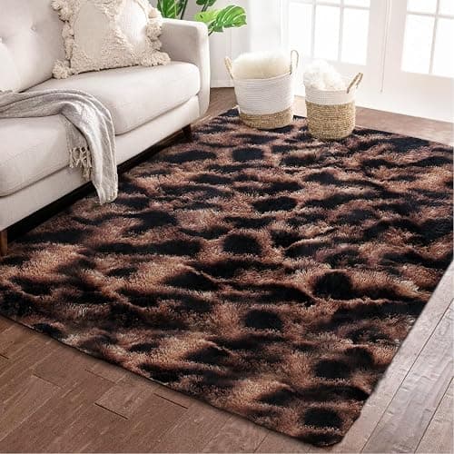 Fluffy Leopard Rug - Image 1