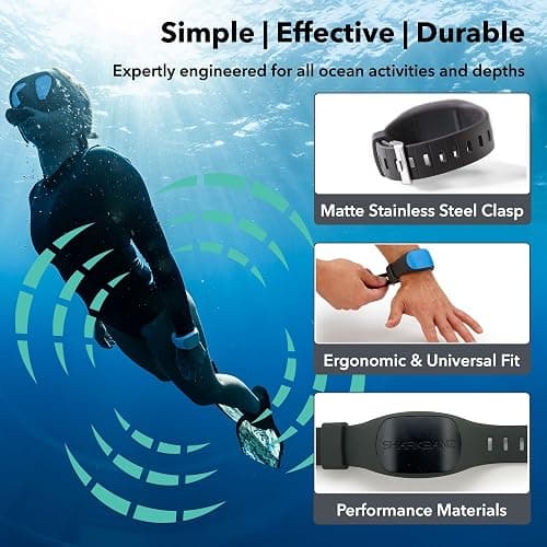 SHARKBANZ - Official Magnetic Shark Deterrent Band for Swimming, Surfing, Diving, and All Ocean Sports - Proven & Patented thumbnail 6