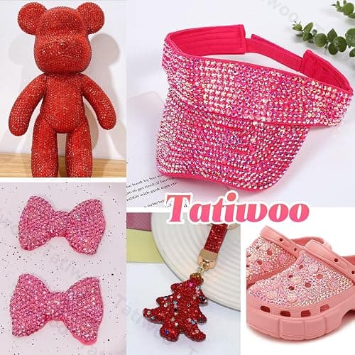 15000Pcs Red Resin Jelly Rhinestones for Bedazzling, Mixed Size 3/4/5 mm Flatback Gems for Crafting, Red Jelly Rhinestones Bedazzler Kit for Book Crafts Clothing Shoes Nail Art Makeup thumbnail 5