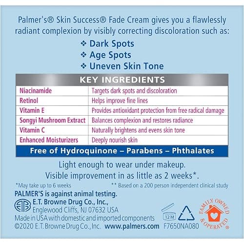 Palmer's Skin Success Anti-Dark Spot Fade Cream for Dry Skin, 4.4 Ounce thumbnail 4