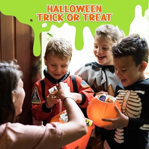 ArtCreativity Halloween Temporary Tattoos for Kids - Pack of 144-2 Inch Non-Toxic Tats Stickers for Boys and Girls, Best for Halloween Party Favors, Treats, Décor, Goodie Bags - 6 Assorted Designs thumbnail 3