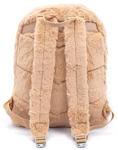 Pusheen the Cat Kids Beige Fluffy Backpack Rucksack 3D Ears Padded Straps 16 Inch School Travel Daypack Laptop Gym Bag thumbnail 5