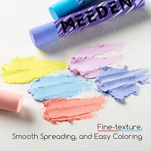 MEEDEN Soft Oil Pastels Set: 72 Vibrant Colors Oil Pastels for Artists Beginners Adults - Smooth Oil Pastel Crayons for Art Supplies, Painting, Drawing, Blending, Layering, Shading thumbnail 5