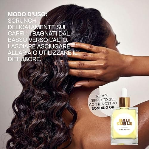 BALI CURLS Curl Defining Gel 150ml – Con Semi di Lino ed Estratto di Ylang Ylang – Vegano – Per Capelli Naturali, Lisci e Ben Definiti – Styling e Cura dei Capelli thumbnail 7