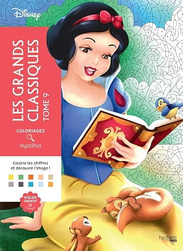 Coloriages mystères Disney - Les Grands classiques Tome 9 - Image 1