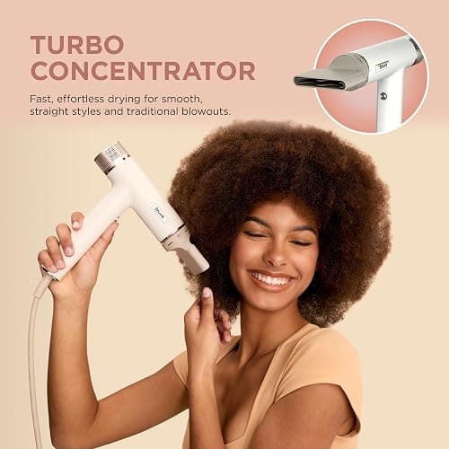 Shark Hair Dryer | SpeedStyle | No Heat Damage Hair Styling Tool | 3 Styling Tools Included | Portable & Powerful Blow Dryer | Best for Straight & Wavy Hair | Silk | HD331 thumbnail 6