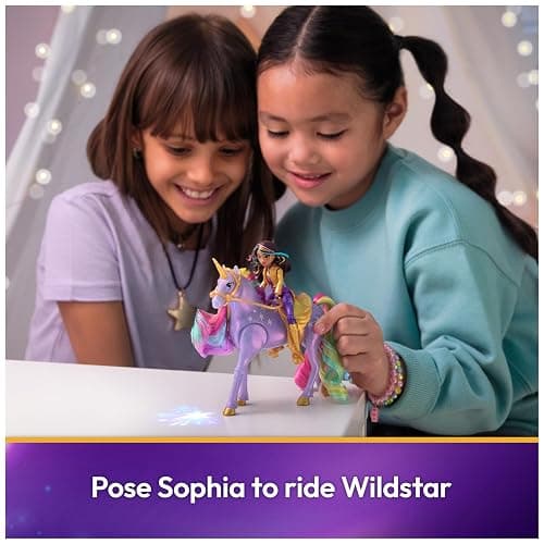 Unicorn Academy, Sophia & Light Magic Wildstar with Rainbow Light-up Effects, Dolls & Unicorn Toys for Girls, Gifts & Stocking Stuffers for Ages 4 and up thumbnail 6