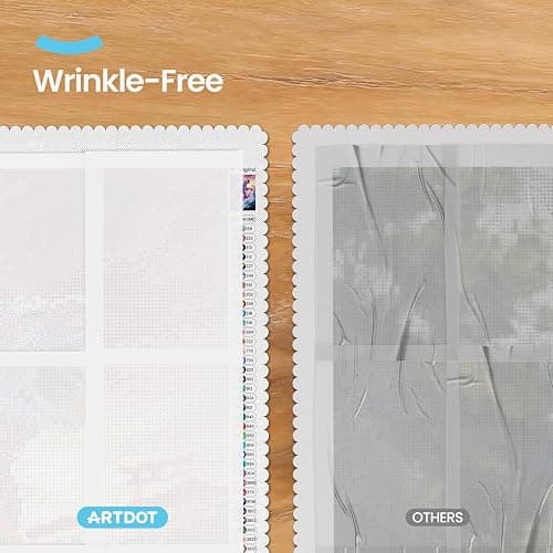 ARTDOT 200-Piece Double-Sided Non-Stick Release Paper for Diamond Art Kits, 15x10 cm Thickened Cover Replacement Paper as Diamond Painting Accessories and Tools thumbnail 4