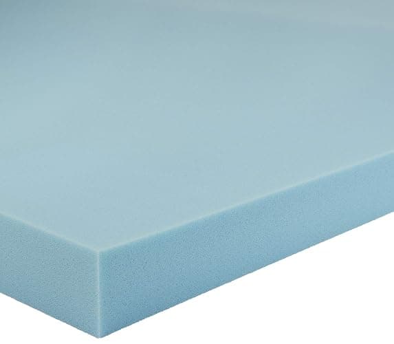 Amazon Basics Twin XL Mattress Topper, Cooling Gel-Infused, CertiPUR-US Certified, 3 Inches, Blue thumbnail 3