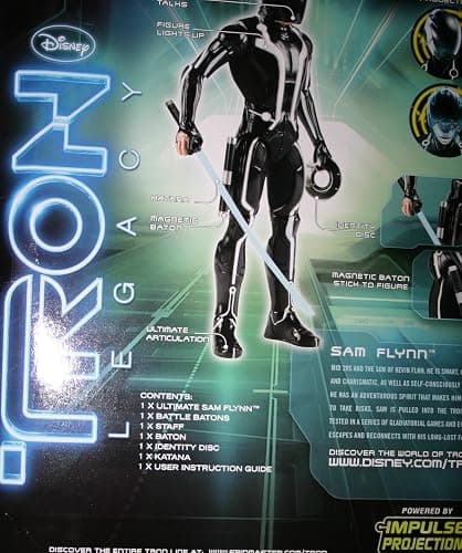 TRON Legacy Sam Flynn Ultimate 12-Inch Action Figure thumbnail 2