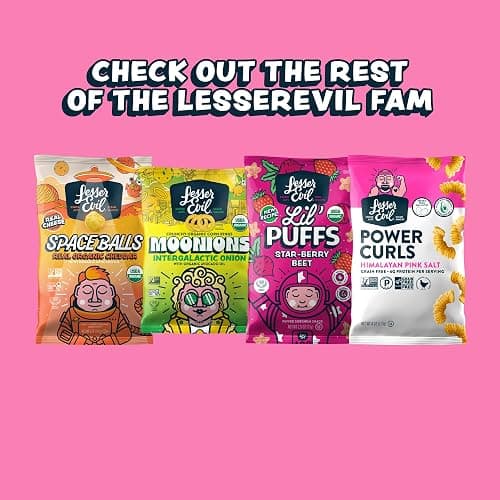 LesserEvil Himalayan Pink Salt Organic Popcorn, Premium Quality, Minimally Processed, No Vegetable Oil, 4.6 Oz, (Pack of 3) thumbnail 7