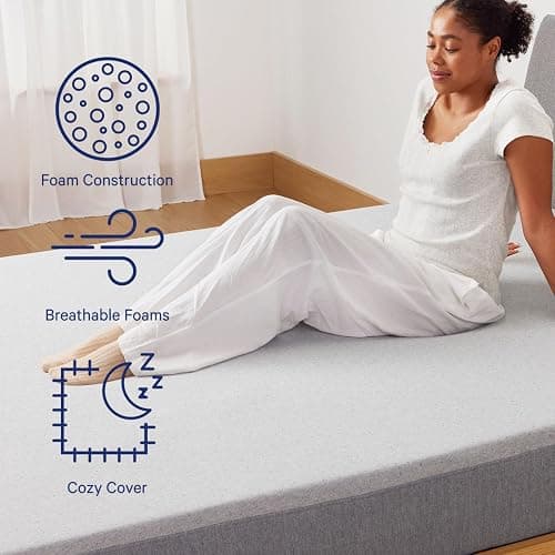 Casper Sleep Element Queen Mattress - Medium Feel - Motion Isolation - Breathable, Cooling Memory Foam - 100-Night Trial - CertiPUR-US thumbnail 4