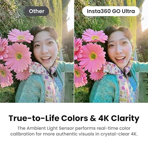 Insta360 GO Ultra × Hello Kitty Edition - Small 4K Vlogging Camera, 53g Ultralight Hands-Free POV Cam, 1/1.28"" Sensor, 200 Min Battery Life, Magnetic Wearable Action Camera for Creative Flexibility thumbnail 9