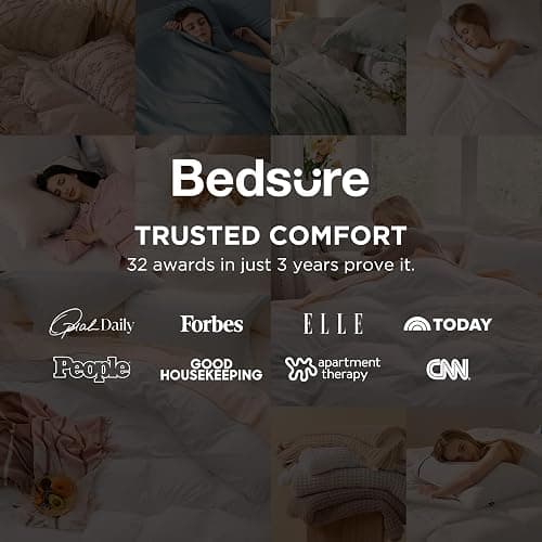 Bedsure Oversized King Duvet Cover - 3 Pieces Prewashed Cotton-Like Polyester Extra Soft Bedding Set, Includes 1 Duvet Cover 120x98 Inches with Zipper Closure & 2 Pillow Shams, Linen, No Comforter thumbnail 3