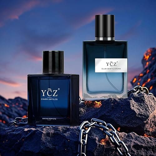 Ycz Cologne for Men Set, 1.7oz(50ml) Bottled Marine Perfume and Club Men Perfume Sophisticated Woody Citrus Scent, Highquality Long Lasting, Sleek Bottle Design, Ideal Special Occasions Ideal Gift thumbnail 3